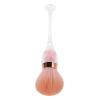 DECHOUS Portable Pink Nail Dust Cleaner Brush Soft round Plastic Bristles for Gentle and Easy to Clean Nail Art, Stylish and Elegant Design for Manicure and Beauty Care view 1