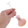 DECHOUS Portable Pink Nail Dust Cleaner Brush Soft round Plastic Bristles for Gentle and Easy to Clean Nail Art, Stylish and Elegant Design for Manicure and Beauty Care view 4