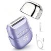 Electric Shaver for Women, Dual-Blade Foil IPX7 Waterproof Razor, Purple view 1