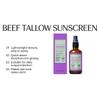 Beef Tallow Sunscreen Spray with Zinc Oxide & Coconut Oil, Moisturizing Sun Protection for Face & Body, 3.38 Fl Oz Each, 3Pack view 2
