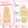 613 Burmese Curly Crochet Human Hair Invisible Miracle Knots Feather Crochet Human Hair20 Inch 150 Strands Pre-Separated 613 Dyeable Reusable Crochet Hair for Black Women view 4