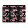 BESCHOC Makeup Bag Sasquatch American Flag Travel Toiletry Bag for Women view 1
