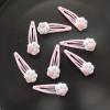 NMOWYBPY Cartoon Paw Shape Hairpins Metal Snap Barrettes Y2k Sweet Hair Clip for Woman Girls Festival Travel Aesthetic Headwear Accessories view 4