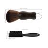 LIFKOME Beard Grooming Brush for Men with Wooden and Plastic Handle Excellent Cleaning Power for Combing Oily Hair Portable Barber Hair Cleaning Brush view 2