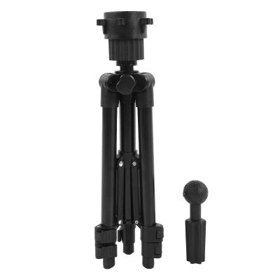 Wtylithicore Aluminum Alloy Wig Head Holder Stand Adjustable Tripod Mannequin Head Bracket with Non-Slip Base for Hairdressing Training, Salon Practice & Display (Black)