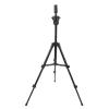Wtylithicore Aluminum Alloy Wig Head Holder Stand Adjustable Tripod Mannequin Head Bracket with Non-Slip Base for Hairdressing Training, Salon Practice & Display (Black) view 3