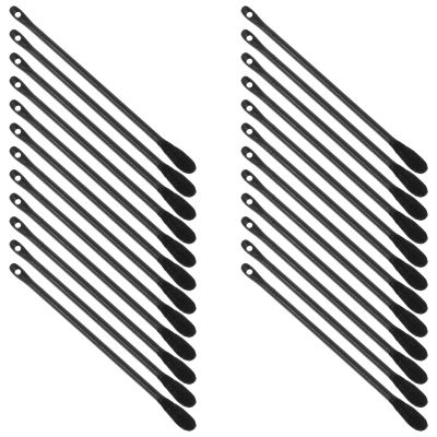 SECFOU 100pcs Blackhead Removal Tool Set Dual Headed Cotton Swabs Made of Plastic and Cotton, Safe and Effective for Removing Closed Comedones, for Personal Home Care and Spa Use