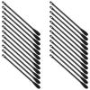 SECFOU 100pcs Blackhead Removal Tool Set Dual Headed Cotton Swabs Made of Plastic and Cotton, Safe and Effective for Removing Closed Comedones, for Personal Home Care and Spa Use view 1
