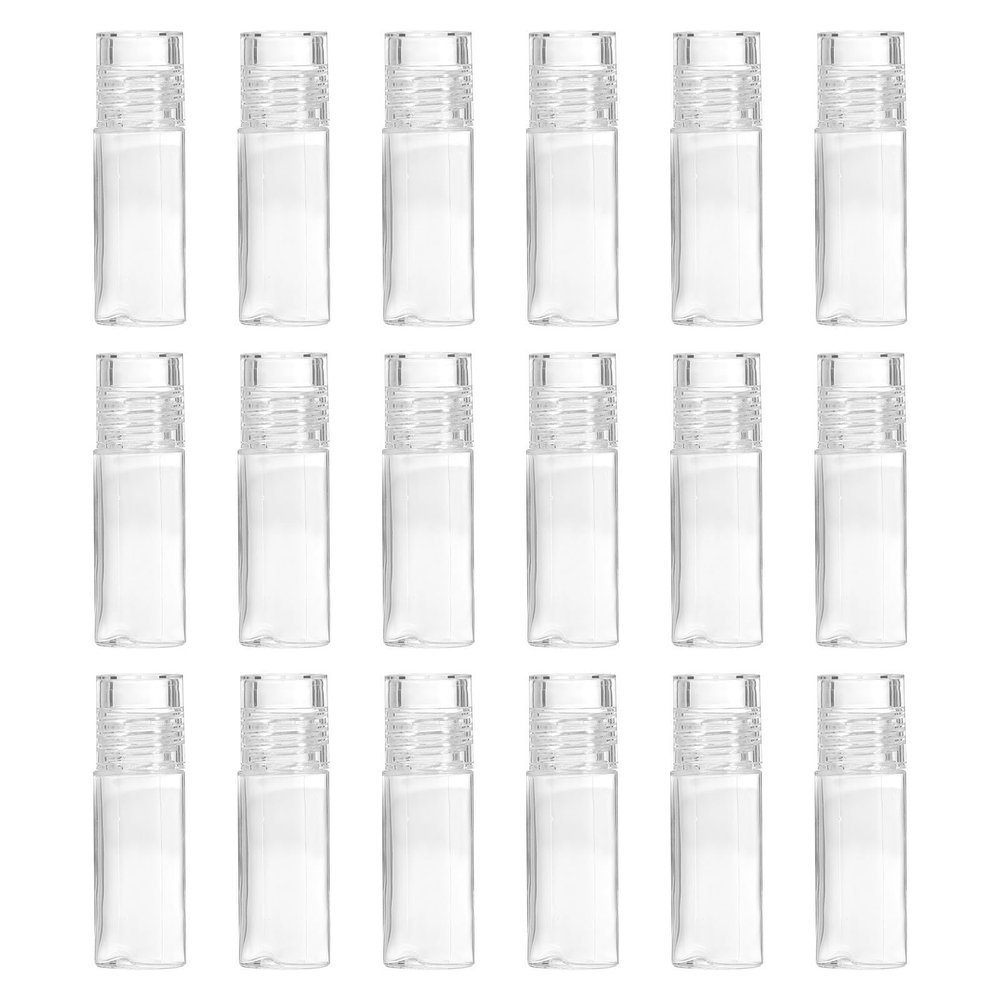 20pcs Loose Powder Bottle Set 3ml Plastic Cosmetic Container