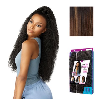 Sensationnel Instant Updown Halfwig Pony-Iud 27, BALAYAGEHAZELNUT