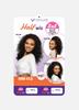 Vivica A. Fox Deep Curl Half Wig 16" 3-in-1 Drawstring Headband Glueless view 2