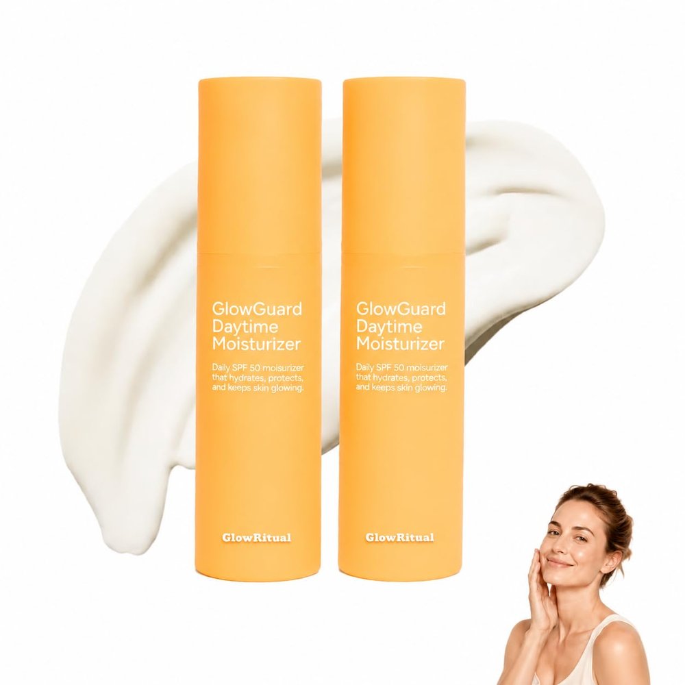 GlowRitual GlowGuard Daytime Moisturizer SPF50 Sunscreen, 2.12 fl oz