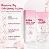 PDRN Collagen Neck Firming Cream, Korean Skin Care with Built-In Gua Sha Massager, Contour & Hydrating Anti Wrinkle Moisturizer for Jawline, Neck and Dcollet, Reduces the Look of Fine Lines, 3pc view 4