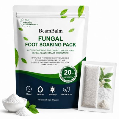 Beambalm Medicated Foot Soak for Foot Care with Zinc Undecyle& Herbs 1PCS