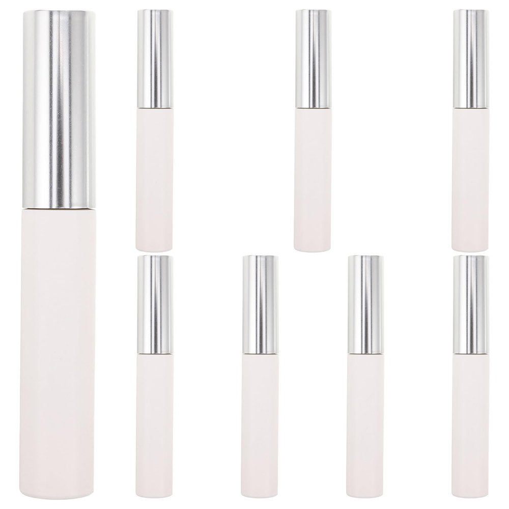ibasenice 8PCS Plastic Empty Eyeliner Tube: 10 Ml/0.3 Oz Eyelash Extension Liquid Storage Holder Container - Bottle for DIY Makeup