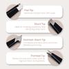 RUBY VIBE CO Tweezer Set for Women and Men, Stainless Steel view 3