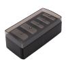 FILFEEL 2 Pack Cosmetic Pencil Sharpener 5 Hole Plastic Dust Cover Portable Multi Functional Long Point Sharpener for Travel Makeup Bag view 1