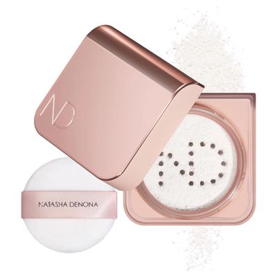 High-Glamour Waterproof Translucent Setting Powder (Color: Universal for All Skin Tones) Long-Lasting Loose Face Powder for 12H Oil Control, Blurring Soft-Focus Matte Finish, Talc-Free, 0.63 oz/18g
