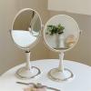 VHDY85KA Vanity Mirror Dressing Mirror Desktop Simple Student Dormitory Table Double-Sided Female Oval Household Personal(Small) view 3