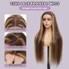 Ombre Lace Front Wig Human Hair Pre Plucked 13x6 highlight wig 200 Density view 4