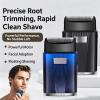 JINPIAOPIAO Strong Cordless Electric Shaver for Men with Moving Heads and Compact Design for Travel view 2