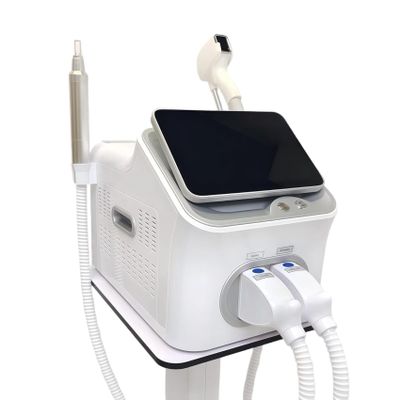 2-in-1 Dual-Handle Beauty Device For Hair Removal and Skin Improvement.
