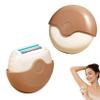 Portable 3-Layer Rotary Razor with Rotating Cover, Compact Travel Shaver for Women Precision Grooming Tool for Legs, Underarms & Face, Wet/Dry Use (1Pc) view 1