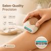 Portable 3-Layer Rotary Razor with Rotating Cover, Compact Travel Shaver for Women Precision Grooming Tool for Legs, Underarms & Face, Wet/Dry Use (1Pc) view 2