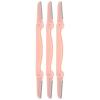 Didiseaon Double Head Foldable Eyebrow Razor 3Pcs ABS Stainless Steel view 1