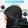 Half Wig Human Hair 3 In 1 Seamless Flip Over Half Wigs With Drawstring Half Wigs for Women Human Hair Glueless Wear and Go Half Up Half Down Headband Wig Human Hair(20 Inch) view 2