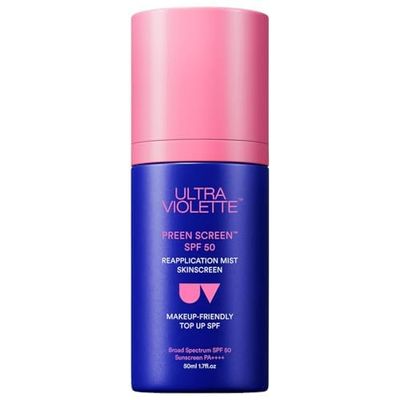 Ultra Violette Preen Screen SPF 50 Facial Sunscreen Mist with Niacinamide 50ml / 1.7 fl oz