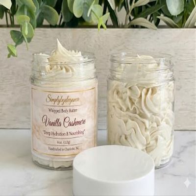 Simplybyelegance Whipped Body Butter | For Dry Skin (Vanilla Cashmere)