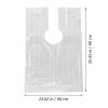 Ciieeo 200pcs Disposable Plastic Hairdressing Shawls for Professional Hairdressing Salon Use and Home Use, Waterproof and Comfortable to Wear, Will Not Stick Hair, Unisex Hair Dyeing view 2
