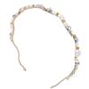 TOVINANNA Sparkling Irregular and Design to Prevent Wear Slipping for Comfortable Faux Pearl Headband with Unique Women Occasions view 1