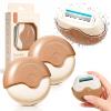Portable 3-Layer Hair Shaver with Rotating Cover, Women's Mini Manual Razor for Smooth Touch Ups, Travel Hair Remover for Underarms, Face, Bikini, Arms and Legs, Compact Purse Beauty Tool (2PCS) view 1