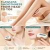 Portable 3-Layer Hair Shaver with Rotating Cover, 3 Layer Triple Blade Face Shaver with Moisture Strip, Facial Hair Trimmer for Women Reduce Skin Friction3 view 3