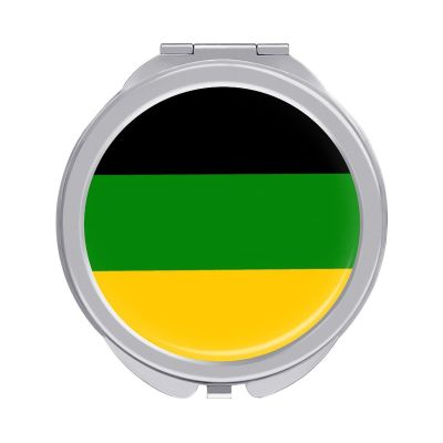 Flag of The African National Congress Mini Compact Pocket Mirror for Purse Makeup Hand Mirror