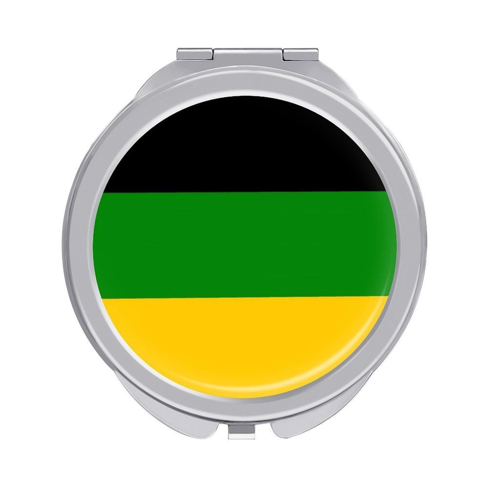 Flag of The African National Congress Mini Compact Pocket Mirror for Purse Makeup Hand Mirror