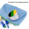 Flag of The African National Congress Mini Compact Pocket Mirror for Purse Makeup Hand Mirror view 3