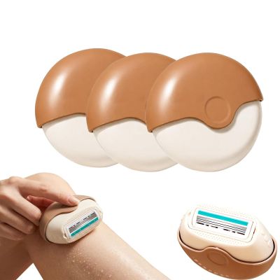 Portable 3-Layer Hair Shaver with Rotating Cover (3PCS)