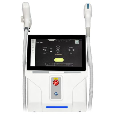 2-in-1 Face And Body Diode Hair Removal Device For Men And Women, Body Hair Reduction, Personal Home and Commercial Use, White