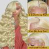 Koiaskral Blonde 613 13x6 Lace Front Wig Human Hair 30 Inch Body Wave view 2