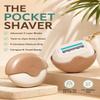 Portable 3-Layer Hair Shaver with Rotating Cover, Compact Travel Rotary Razor with Smooth Moisture Strip, Wet & Dry Compact Razor for Legs, Face and Underarms (Purple) view 4