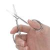 LUCKDANO Nose Hair Scissors Nose Hair Scissors | MJWB090 Stainless Steel Rounded Tip for Safe and Precise Eyebrow, Moustache, and Beard Grooming (MJ-WB094) view 2