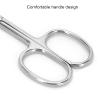 LUCKDANO Nose Hair Scissors Nose Hair Scissors | MJWB090 Stainless Steel Rounded Tip for Safe and Precise Eyebrow, Moustache, and Beard Grooming (MJ-WB094) view 3
