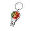 Portugal Flag Portuguese Olives Nail Clippers for Men Women Bottle Opener Keychain view 1