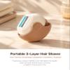 Portable Women's Razor with Smart Rotating Shield, 3-Layer Blades 2pcs view 2