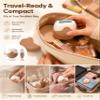 Portable Women's Razor with Smart Rotating Shield, 3-Layer Blades 2pcs view 4