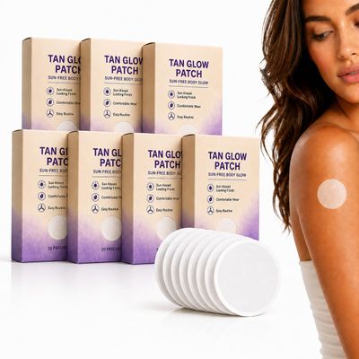Sun Free Glow Microdarts Patch, 8Boxes Sun-Free Glow Tanning Patches for Natural Bronzed Skin