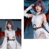 HSIU Grea Cosplay Wig gray purple short hair Heat Resistant Wig+Wig cap Game Granblue Fantasy Re:dive Adult cosplay Wig view 2